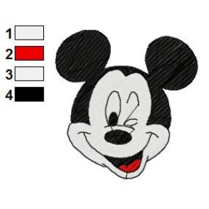 Mickey Disney Embroidery Design 6